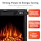 Edendirect 34'' Ventless Electric Fireplace Insert, Remote Control, Adjustable Led Flame Brightness M1804C - alternate 3